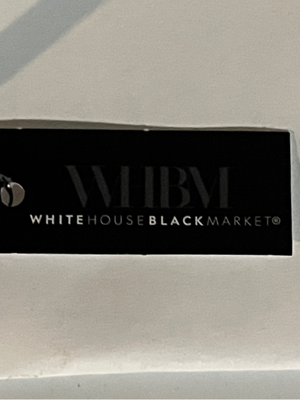 White House Black Market Belt with Gold Metal - Picture 2 of 5